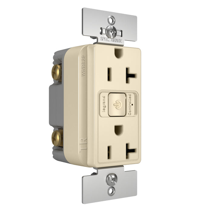 Legrand WNRR20LA 20A Outlet, Light Almond