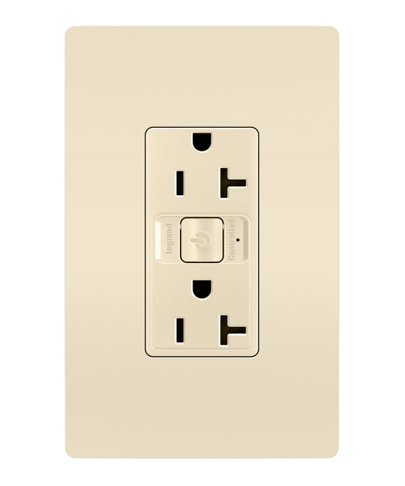 Legrand WNRR20LA 20A Outlet, Light Almond