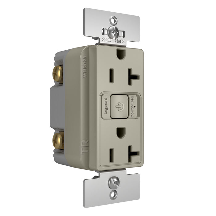 Legrand WNRR20NI 20A Outlet, Nickel