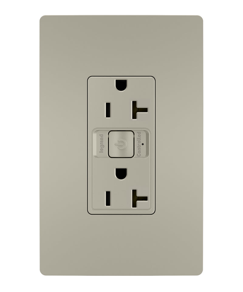 Legrand WNRR20NI 20A Outlet, Nickel