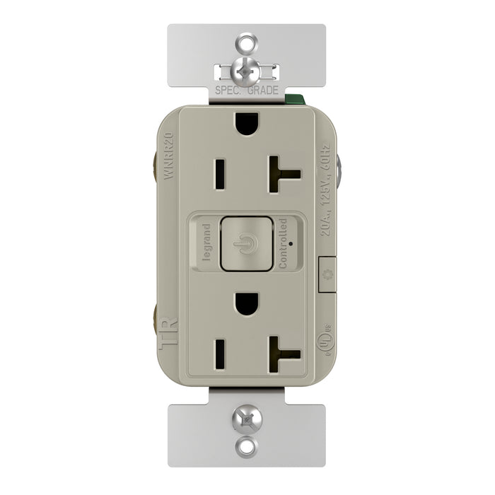 Legrand WNRR20NI 20A Outlet, Nickel