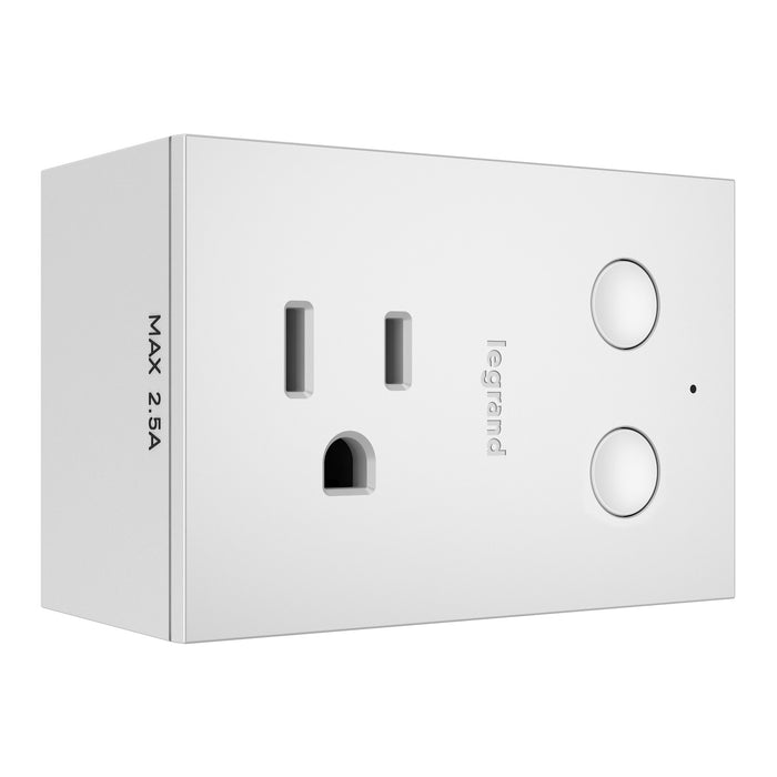 Legrand WNP20 Plug-In Tru-U Dimmer, White