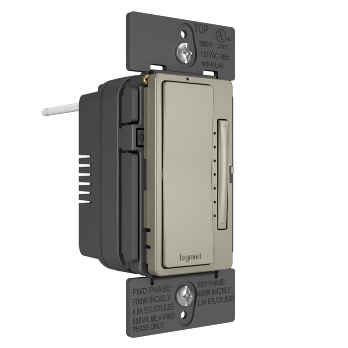 Legrand WNRL50NI Tru-Universal Dimmer, Nickel