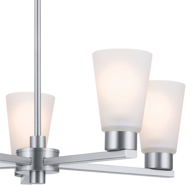 Kichler 52436NI Five Light Chandelier, Brushed Nickel