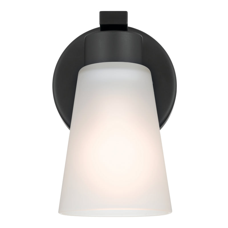 Kichler 52437BK One Light Wall Sconce, Black