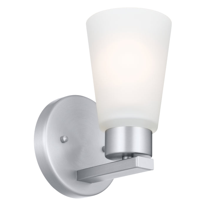 Kichler 52437NI One Light Wall Sconce, Brushed Nickel