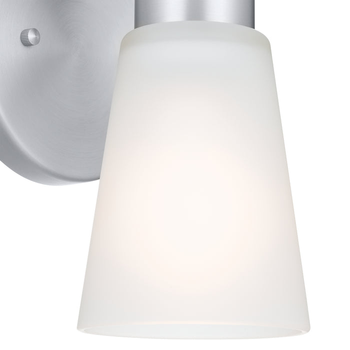 Kichler 52437NI One Light Wall Sconce, Brushed Nickel