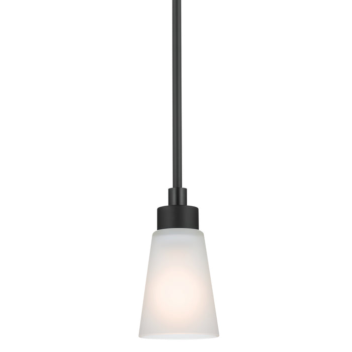 Kichler 52444BK One Light Mini Pendant, Black