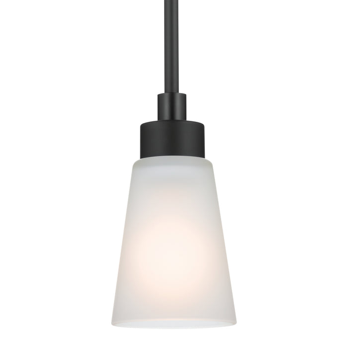 Kichler 52444BK One Light Mini Pendant, Black