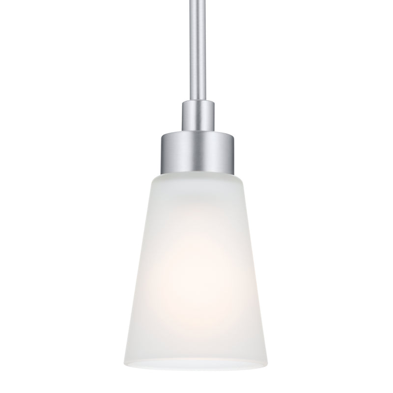 Kichler 52444NI One Light Mini Pendant, Brushed Nickel