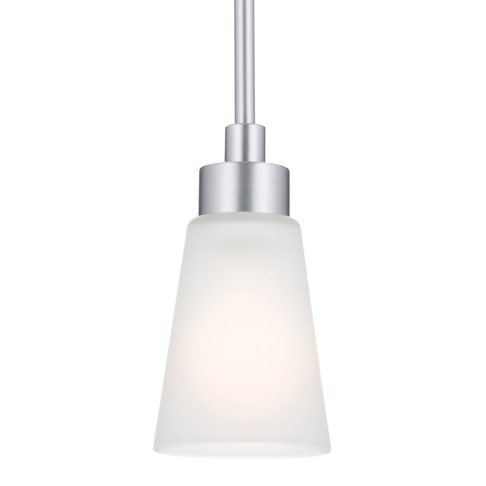Kichler 52444NI One Light Mini Pendant, Brushed Nickel