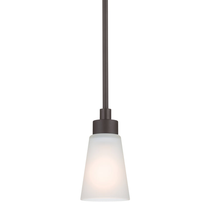 Kichler 52444OZ One Light Mini Pendant, Olde Bronze