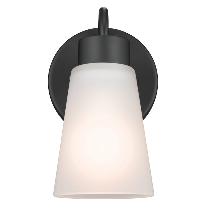 Kichler 52445BK One Light Wall Sconce, Black