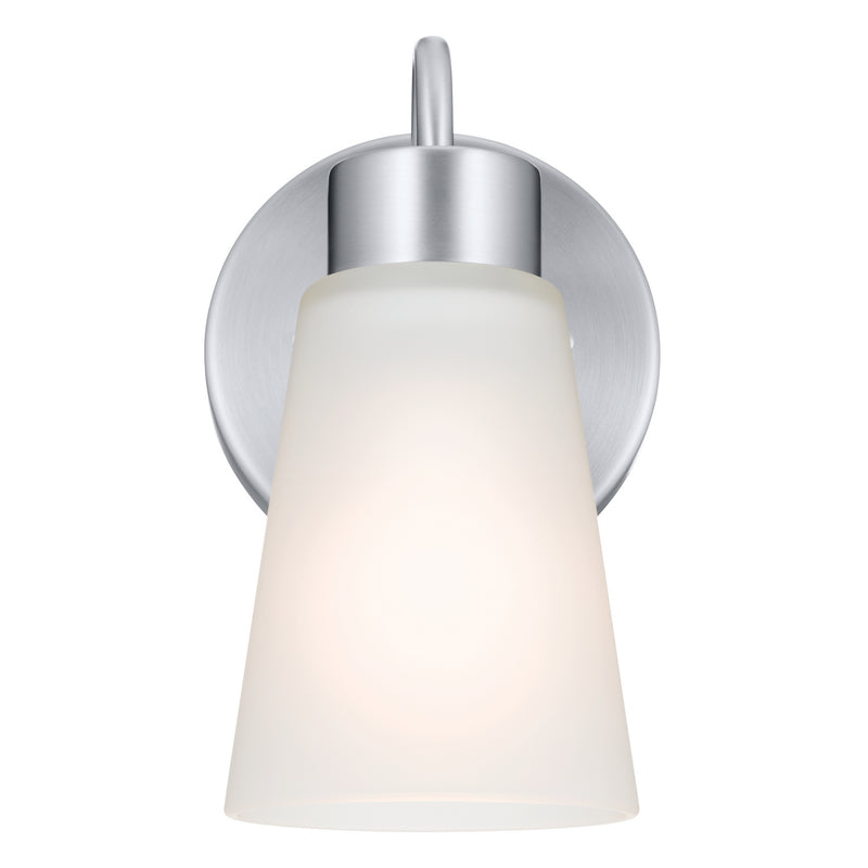 Kichler 52445NI One Light Wall Sconce, Brushed Nickel