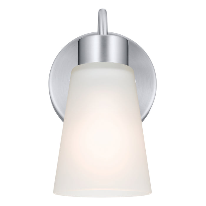 Kichler 52445NI One Light Wall Sconce, Brushed Nickel
