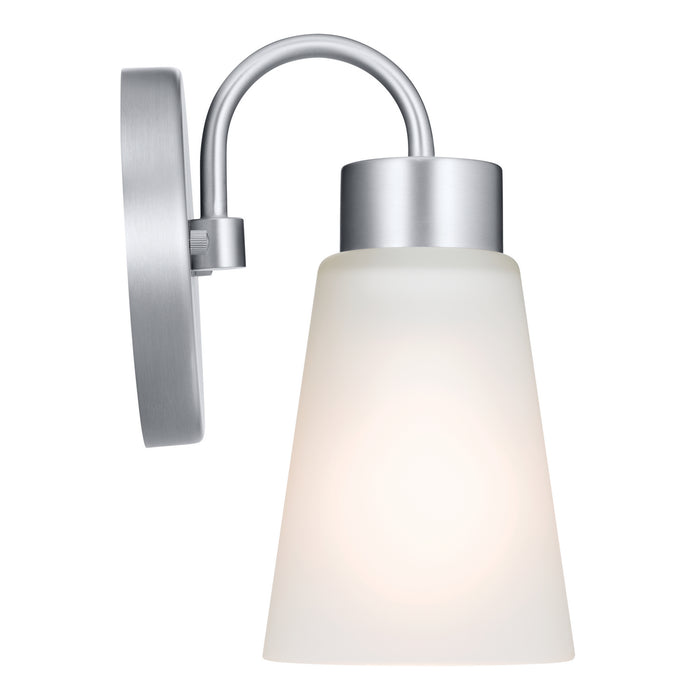 Kichler 52445NI One Light Wall Sconce, Brushed Nickel