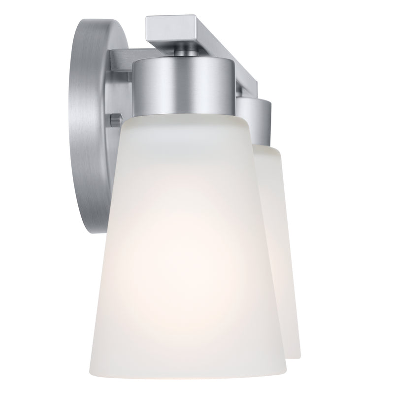 Kichler 55120NI Two Light Bath, Brushed Nickel