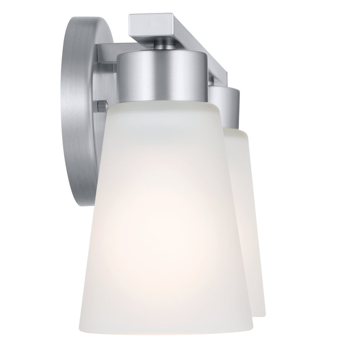 Kichler 55120NI Two Light Bath, Brushed Nickel
