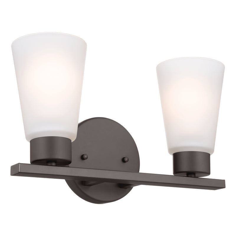 Kichler 55120OZ Two Light Bath, Olde Bronze