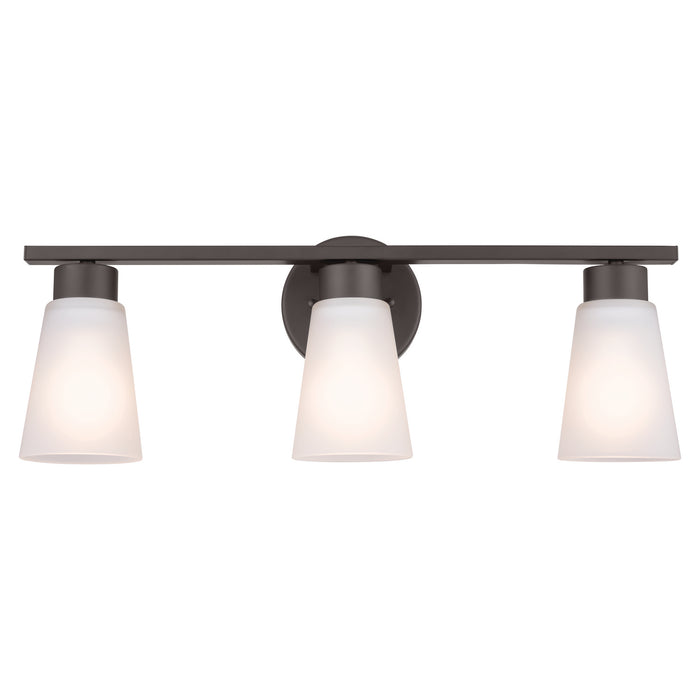 Kichler 55121OZ Three Light Bath, Olde Bronze