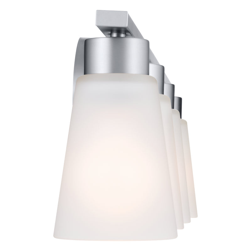 Kichler 55122NI Four Light Bath, Brushed Nickel