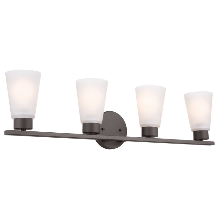 Kichler 55122OZ Four Light Bath, Olde Bronze
