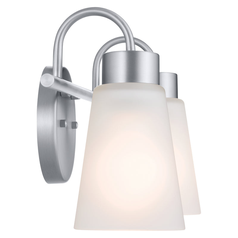 Kichler 55125NI Two Light Bath, Brushed Nickel