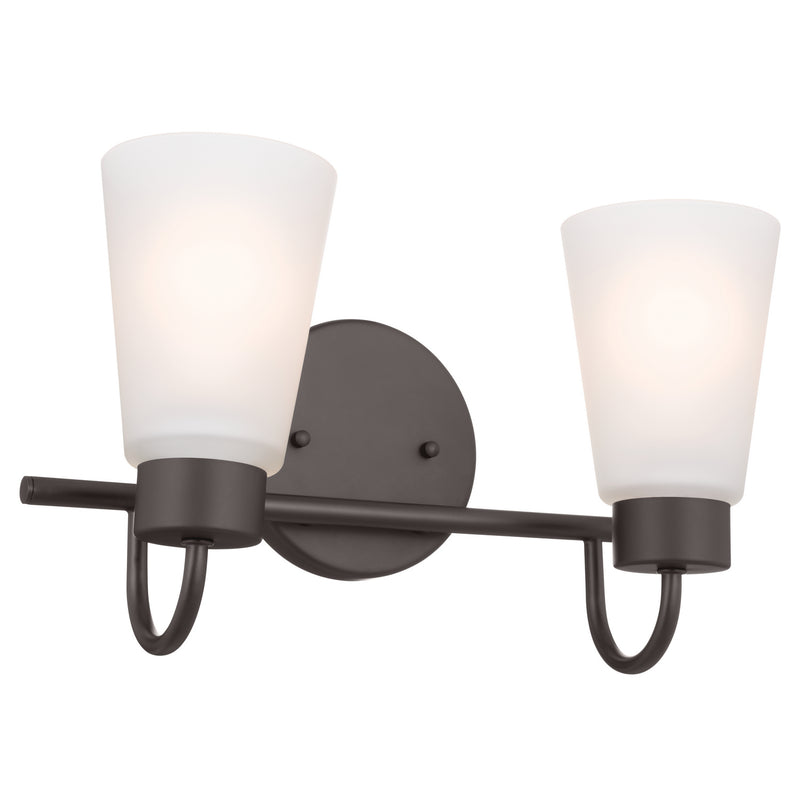 Kichler 55125OZ Two Light Bath, Olde Bronze