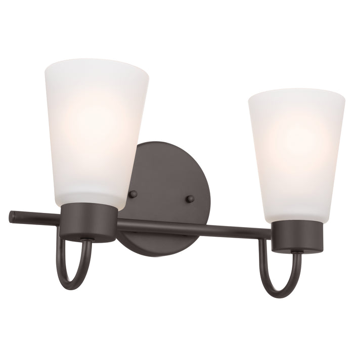 Kichler 55125OZ Two Light Bath, Olde Bronze