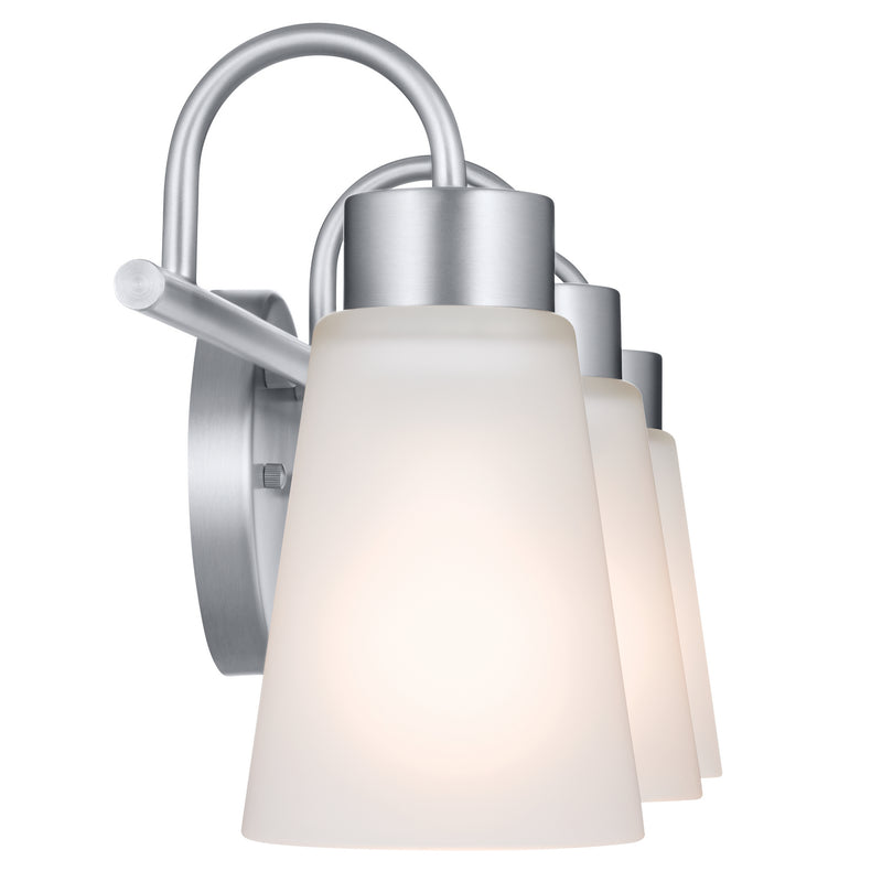 Kichler 55126NI Three Light Bath, Brushed Nickel