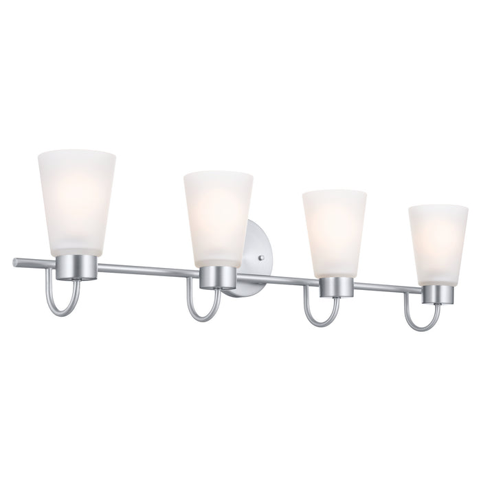 Kichler 55127NI Four Light Bath, Brushed Nickel
