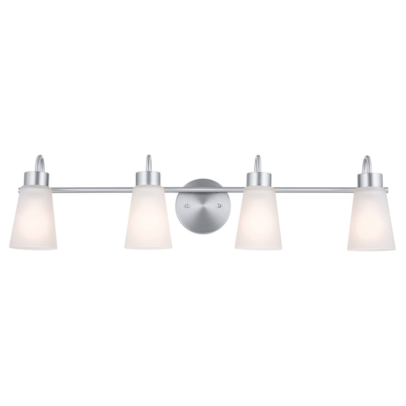 Kichler 55127NI Four Light Bath, Brushed Nickel