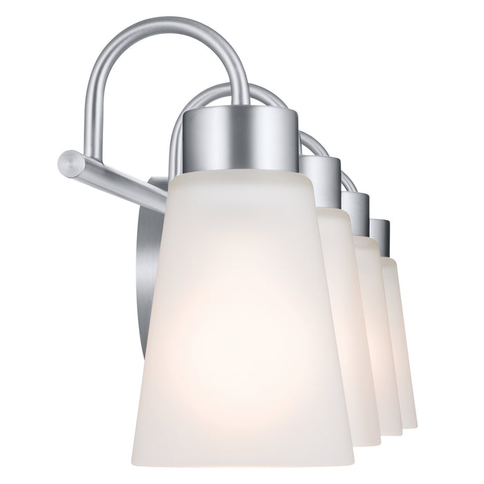 Kichler 55127NI Four Light Bath, Brushed Nickel