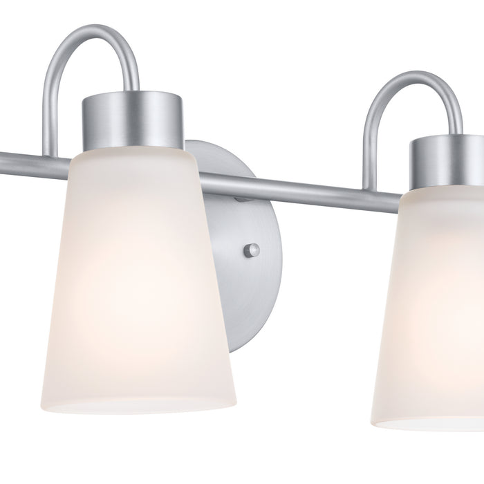 Kichler 55127NI Four Light Bath, Brushed Nickel