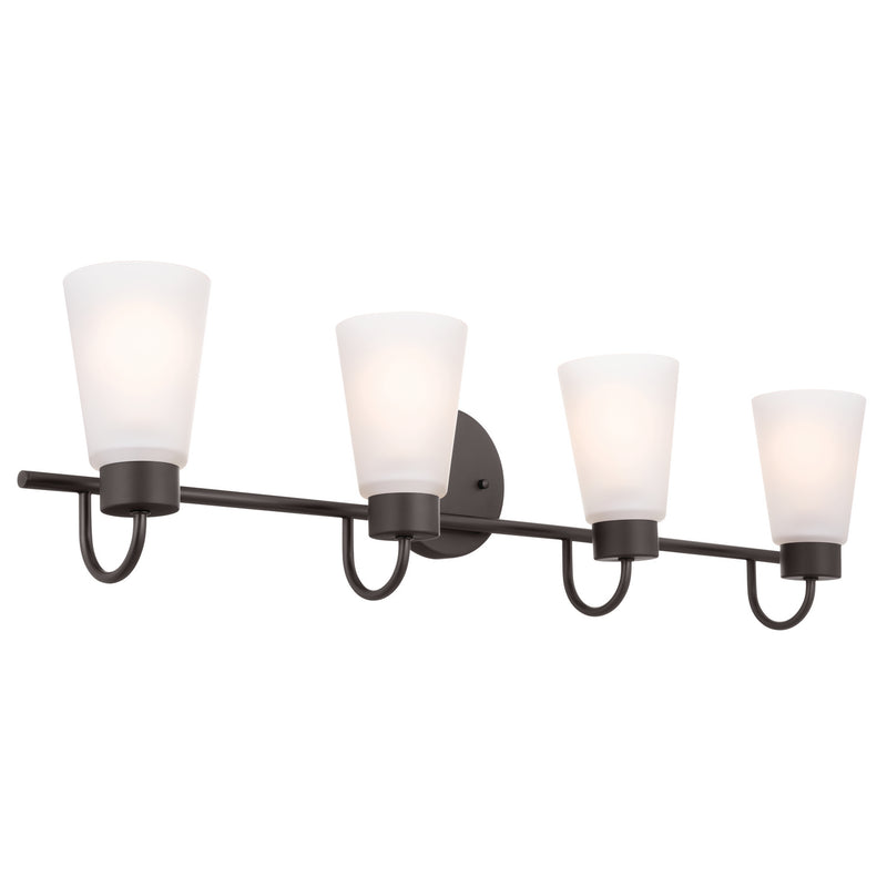 Kichler 55127OZ Four Light Bath, Olde Bronze