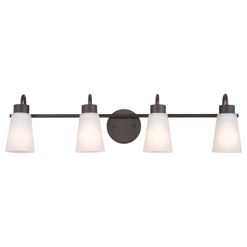 Kichler 55127OZ Four Light Bath, Olde Bronze