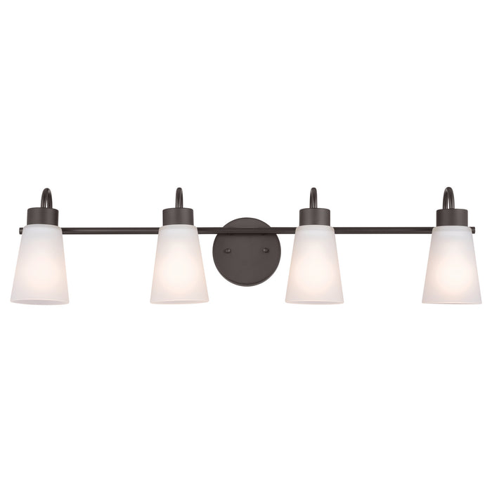 Kichler 55127OZ Four Light Bath, Olde Bronze
