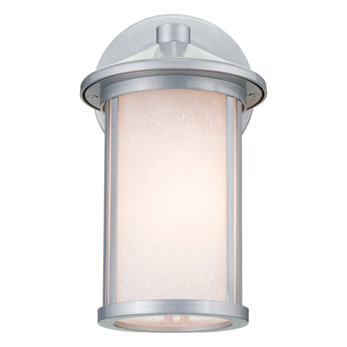 Kichler 59098BA One Light Outdoor Wall Mount, Brushed Aluminum