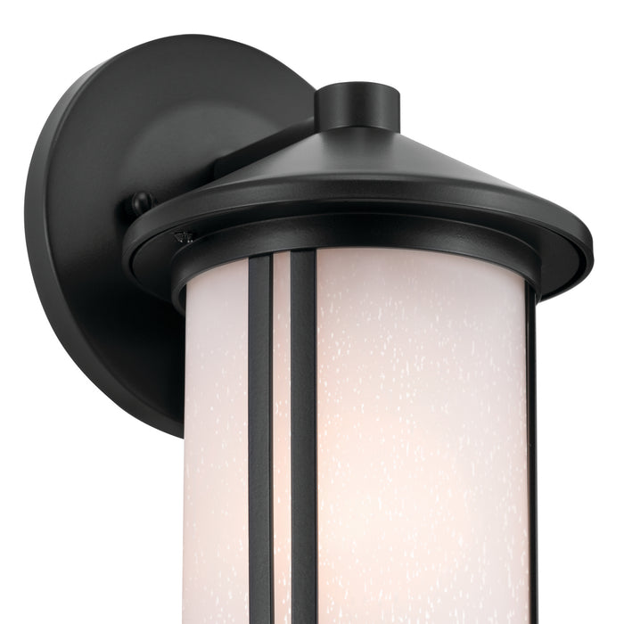 Kichler 59098BK One Light Outdoor Wall Mount, Black