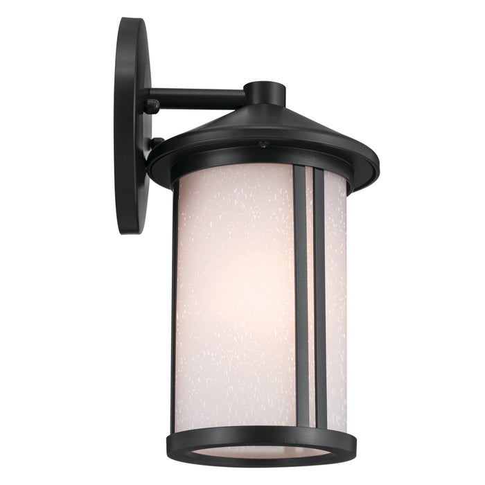 Kichler 59098BK One Light Outdoor Wall Mount, Black