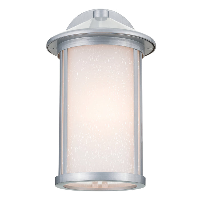 Kichler 59099BA One Light Outdoor Wall Mount, Brushed Aluminum
