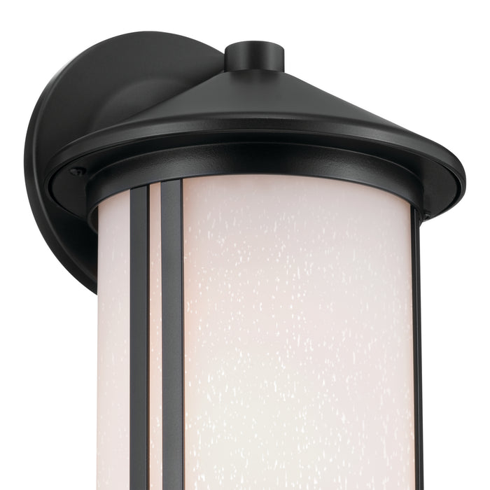Kichler 59099BK One Light Outdoor Wall Mount, Black