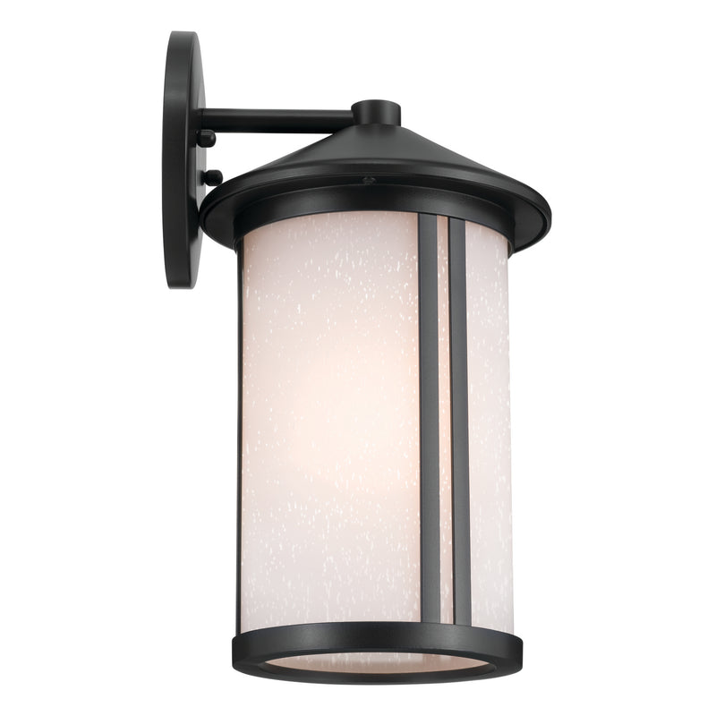 Kichler 59099BK One Light Outdoor Wall Mount, Black