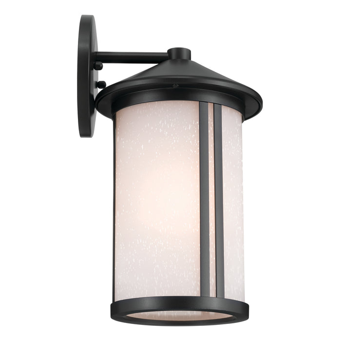 Kichler 59099BK One Light Outdoor Wall Mount, Black