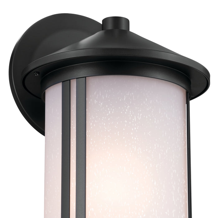 Kichler 59100BK One Light Outdoor Wall Mount, Black