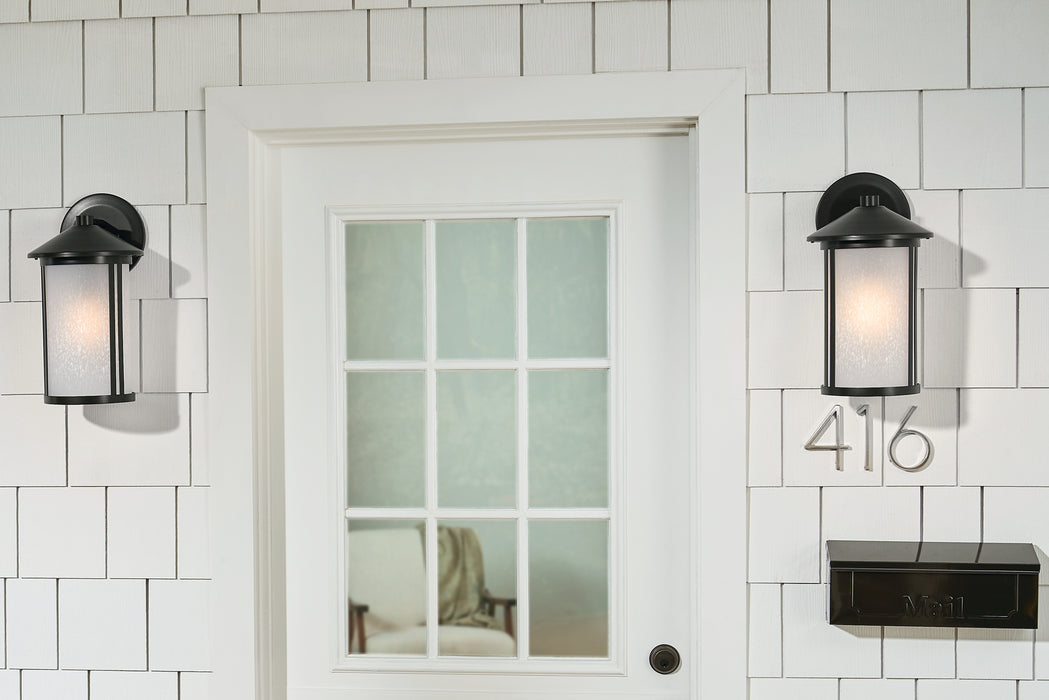 Kichler 59100BK One Light Outdoor Wall Mount, Black
