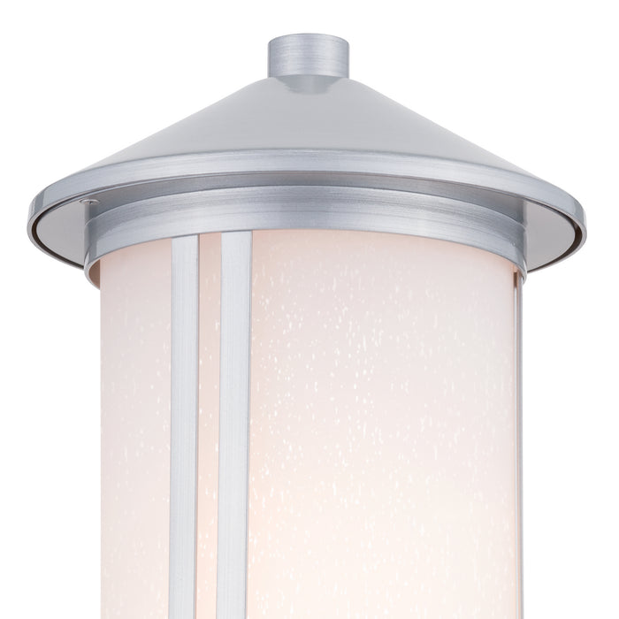 Kichler 59101BA One Light Outdoor Post Mount, Brushed Aluminum