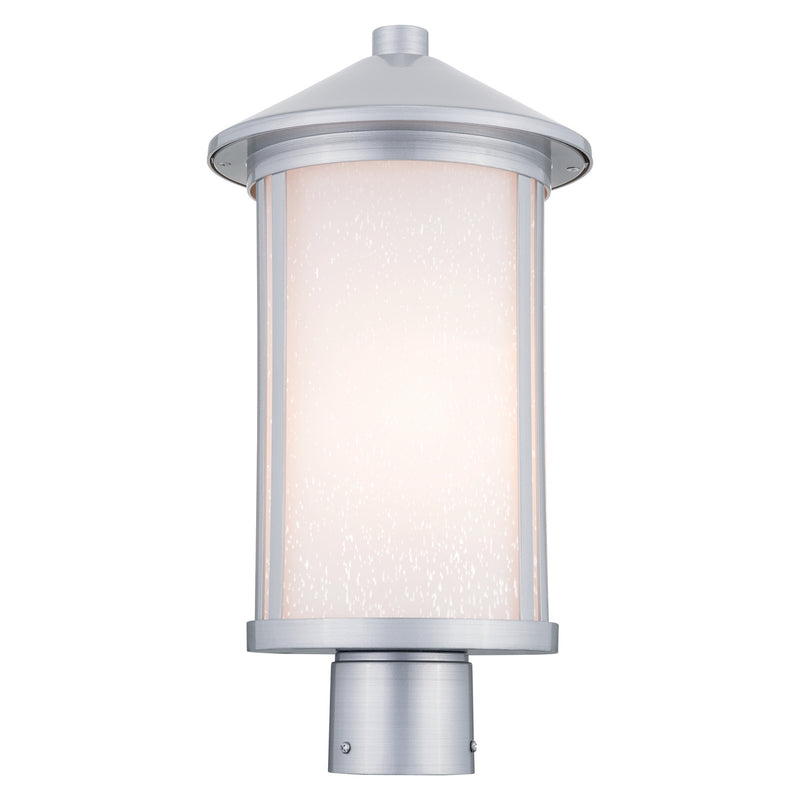 Kichler 59101BA One Light Outdoor Post Mount, Brushed Aluminum