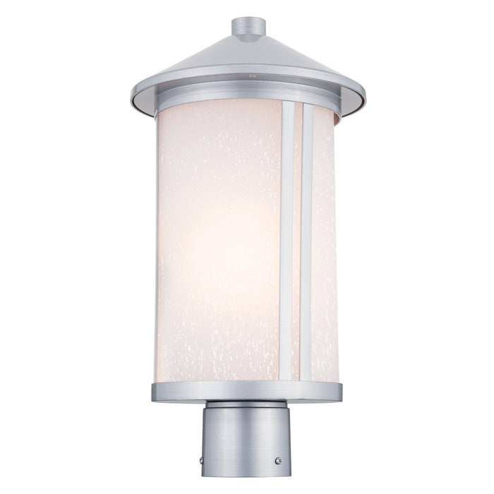 Kichler 59101BA One Light Outdoor Post Mount, Brushed Aluminum