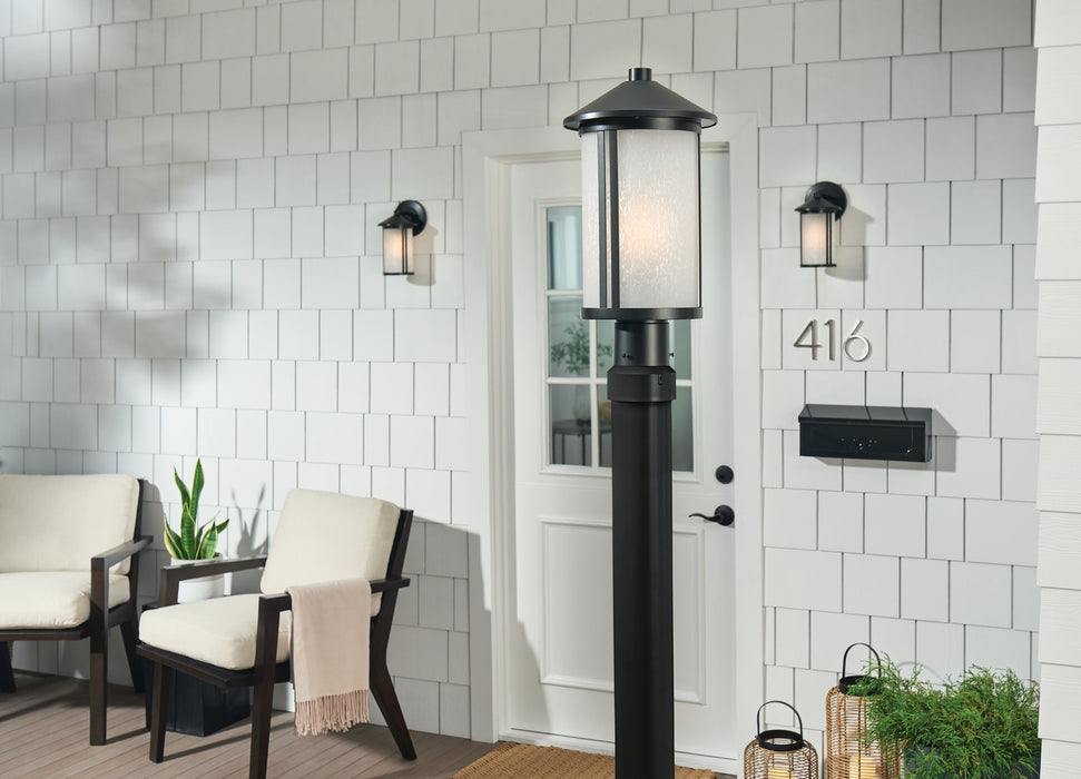 Kichler 59101BK One Light Outdoor Post Mount, Black